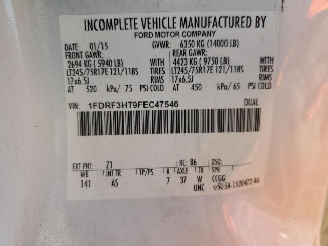 Aukcja sprzedaży 2015 Ford F350 Super Duty, vin: 1FDRF3HT9FEC47546, numer aukcji: 39492034