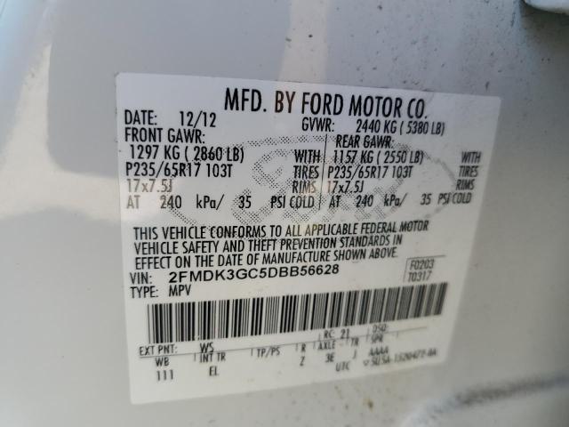 Aukcja sprzedaży 2013 Ford Edge, vin: 2FMDK3GC5DBB56628, numer aukcji: 43938414