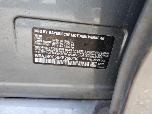 Продажа на аукционе авто 2019 Bmw M550xi, vin: WBAJB9C59KB288390, номер лота: 39419754