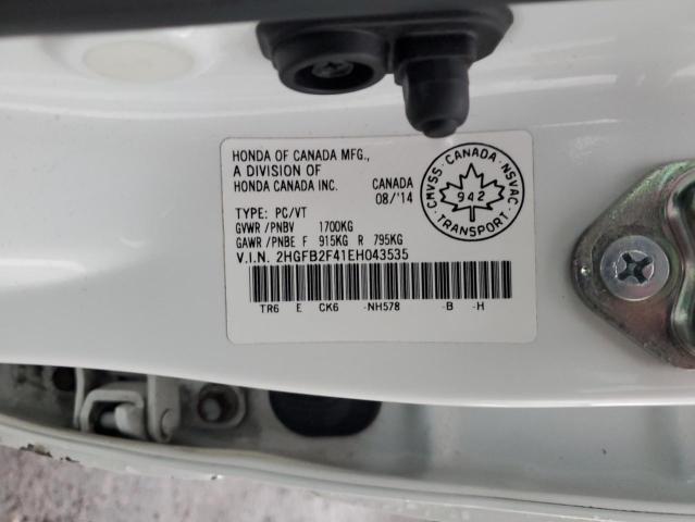 Aukcja sprzedaży 2014 Honda Civic Lx, vin: 2HGFB2F41EH043535, numer aukcji: 44862744