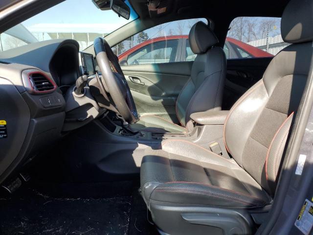 2019 Hyundai Elantra Gt N Line მანქანა იყიდება აუქციონზე, vin: KMHH55LC7KU095512, აუქციონის ნომერი: 43678554