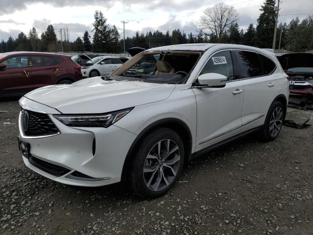42096514 :رقم المزاد ، 5J8YE1H41NL010903 vin ، 2022 Acura Mdx Technology مزاد بيع