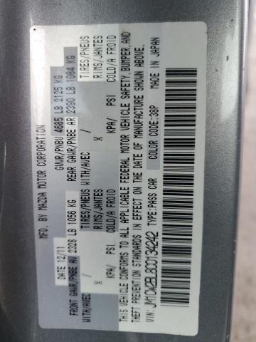 Aukcja sprzedaży 2012 Mazda 5, vin: JM1CW2BL8C0134242, numer aukcji: 43939274