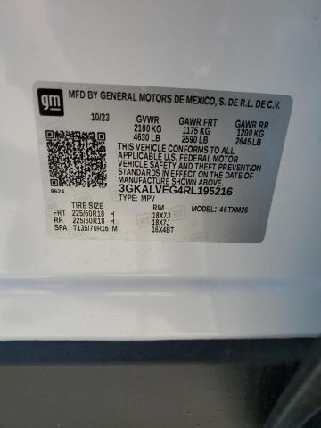 Продаж на аукціоні авто 2024 Gmc Terrain Slt, vin: 3GKALVEG4RL195216, номер лоту: 43583834