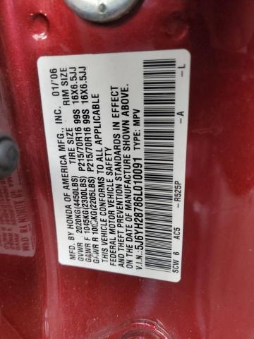 Продажа на аукционе авто 2006 Honda Element Ex, vin: 5J6YH28786L010091, номер лота: 43991884
