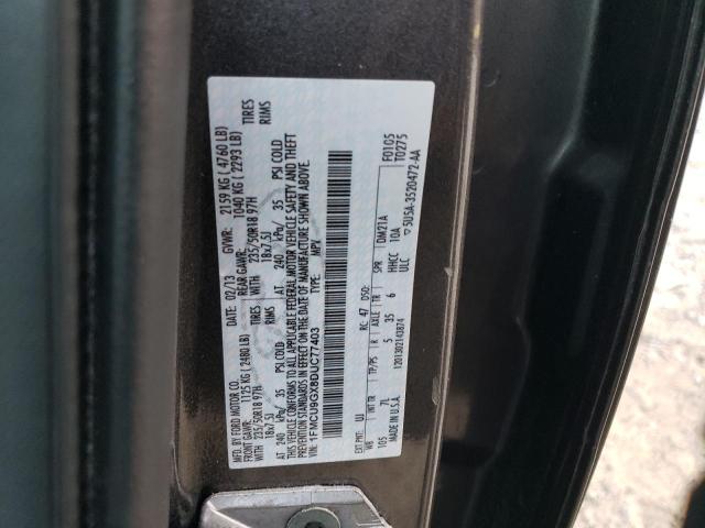 43381974 :رقم المزاد ، 1FMCU9GX8DUC77403 vin ، 2013 Ford Escape Se مزاد بيع