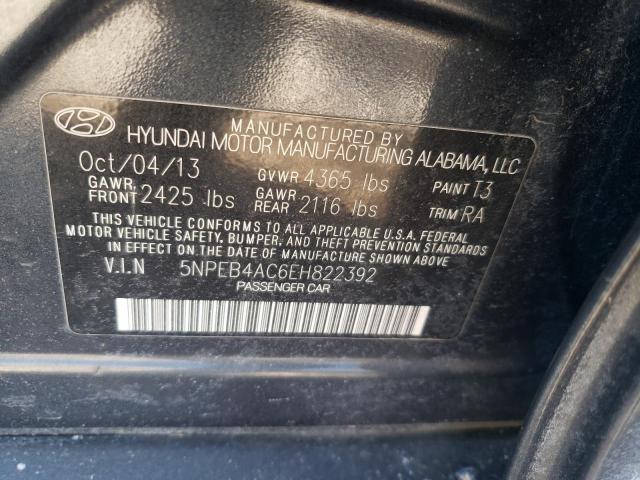 Продажа на аукционе авто 2014 Hyundai Sonata Gls, vin: 5NPEB4AC6EH822392, номер лота: 43809274