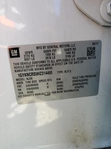 Aukcja sprzedaży 2017 Cadillac Xt5 Premium Luxury, vin: 1GYKNCRS9HZ314490, numer aukcji: 44601614