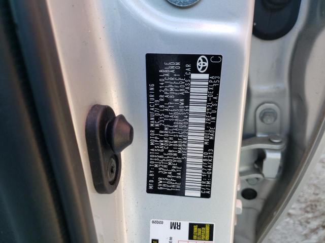 Aukcja sprzedaży 2020 Toyota Corolla Le, vin: 5YFEPRAE2LP034564, numer aukcji: 43930654
