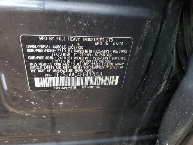 Aukcja sprzedaży 2015 Subaru Forester 2.5i, vin: JF2SJAAC4FG482008, numer aukcji: 43513224