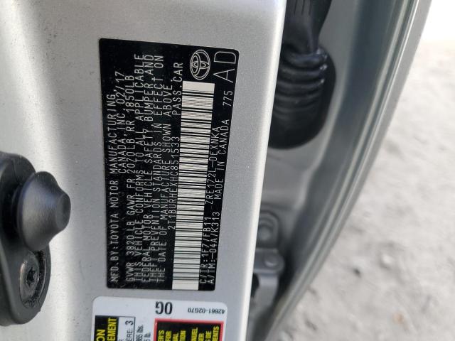 Продажа на аукционе авто 2017 Toyota Corolla L, vin: 2T1BURHEXHC851533, номер лота: 41698024