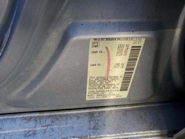 41705914 :رقم المزاد ، 1N4AL3APXEN243520 vin ، 2014 Nissan Altima 2.5 مزاد بيع