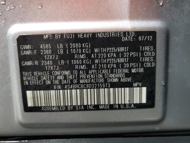 Aukcja sprzedaży 2013 Subaru Outback 2.5i Premium, vin: 4S4BRCBC8D3215973, numer aukcji: 43923534
