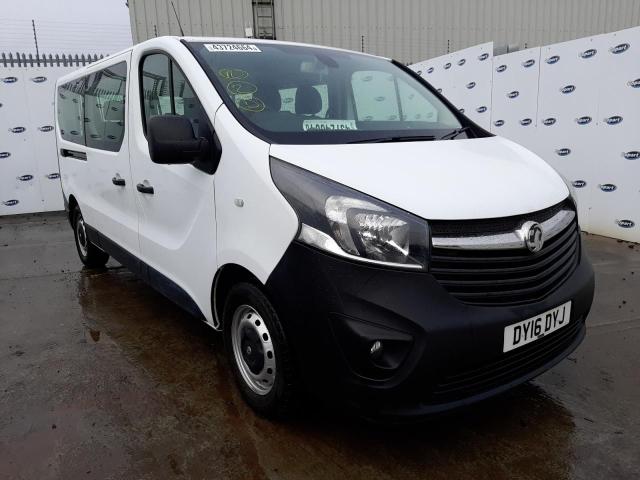 Aukcja sprzedaży 2016 Vauxhall Vivaro Com, vin: W0LJ7D600GV641174, numer aukcji: 43724664