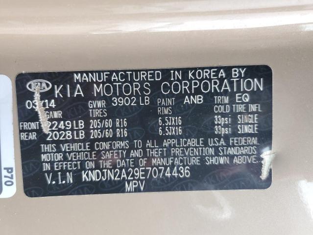 Aukcja sprzedaży 2014 Kia Soul, vin: KNDJN2A29E7074436, numer aukcji: 43350744