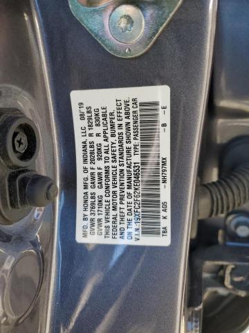 Продажа на аукционе авто 2019 Honda Civic Lx, vin: 19XFC2F62KE046531, номер лота: 41914524