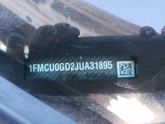 43814324 :رقم المزاد ، 1FMCU0GD2JUA31895 vin ، 2018 Ford Escape مزاد بيع