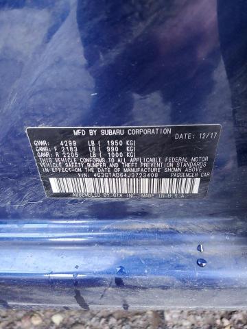 Продаж на аукціоні авто 2018 Subaru Impreza Premium Plus, vin: 4S3GTAD64J3723408, номер лоту: 44123384