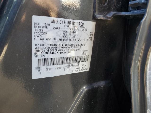 Продаж на аукціоні авто 2007 Ford Edge Se, vin: 2FMDK46CX7BA54298, номер лоту: 41650084
