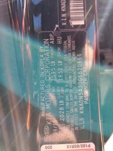 2016 Kia Rio Ex მანქანა იყიდება აუქციონზე, vin: KNADN5A30G6620666, აუქციონის ნომერი: 43641944