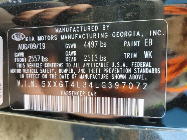 43822534 :رقم المزاد ، 5XXGT4L34LG397072 vin ، 2020 Kia Optima Lx مزاد بيع