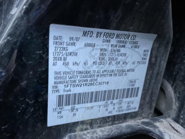 Aukcja sprzedaży 2008 Ford F250 Super Duty, vin: 1FTSW21R28EC30718, numer aukcji: 44619334