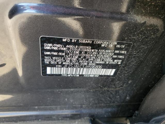 Aukcja sprzedaży 2018 Subaru Forester 2.5i Premium, vin: JF2SJAEC3JH596806, numer aukcji: 43955984