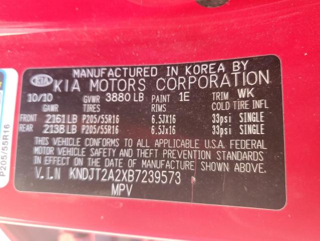 Aukcja sprzedaży 2011 Kia Soul +, vin: KNDJT2A2XB7239573, numer aukcji: 43654184