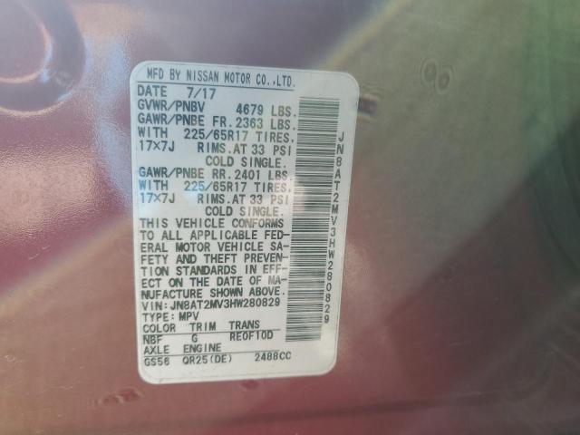 Aukcja sprzedaży 2017 Nissan Rogue S, vin: JN8AT2MV3HW280829, numer aukcji: 43617944