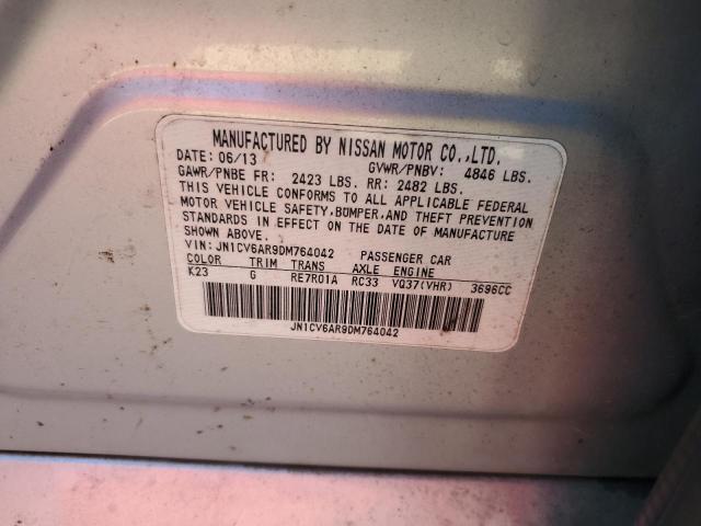 38061844 :رقم المزاد ، JN1CV6AR9DM764042 vin ، 2013 Infiniti G37 مزاد بيع