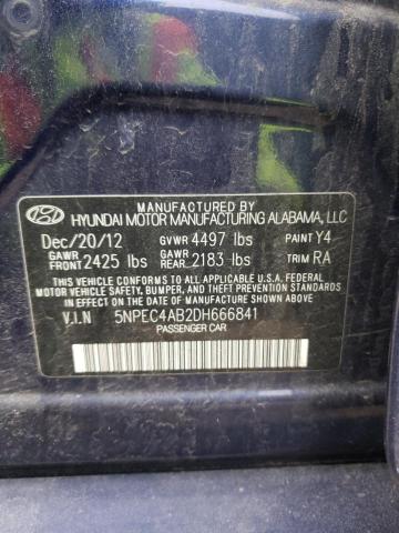 Продаж на аукціоні авто 2013 Hyundai Sonata Se, vin: 5NPEC4AB2DH666841, номер лоту: 43533994