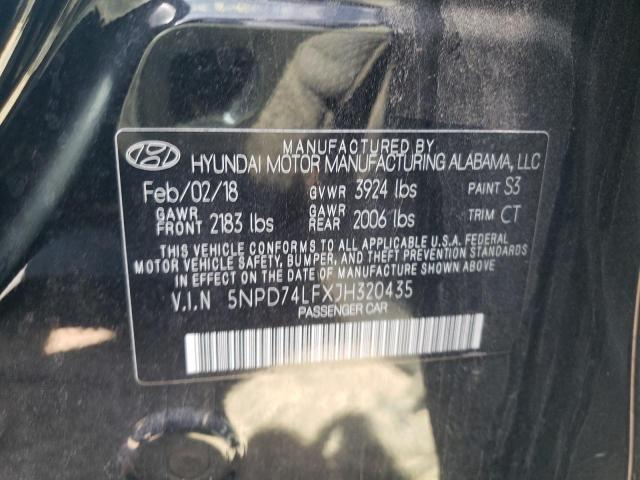 Aukcja sprzedaży 2018 Hyundai Elantra Se, vin: 5NPD74LFXJH320435, numer aukcji: 44104164