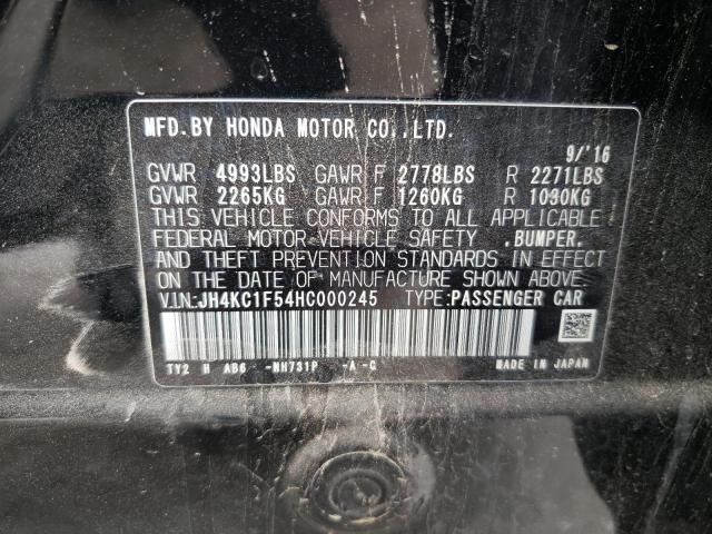 Aukcja sprzedaży 2017 Acura Rlx Tech, vin: JH4KC1F54HC000245, numer aukcji: 44540674