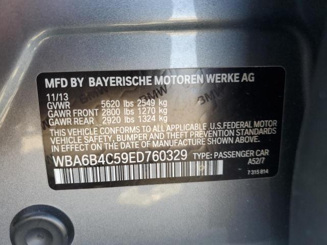 Продаж на аукціоні авто 2014 Bmw 650 Xi Gran Coupe, vin: WBA6B4C59ED760329, номер лоту: 42864014