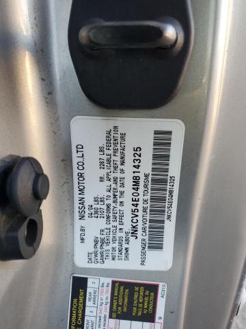 Aukcja sprzedaży 2004 Infiniti G35, vin: JNKCV54E04M814325, numer aukcji: 43677694