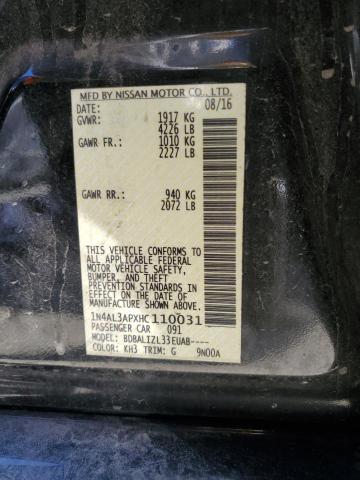 Aukcja sprzedaży 2017 Nissan Altima 2.5, vin: 1N4AL3APXHC110031, numer aukcji: 43591504