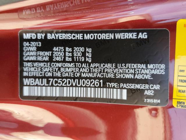 Aukcja sprzedaży 2013 Bmw 128 I, vin: WBAUL7C52DVU09261, numer aukcji: 44684604