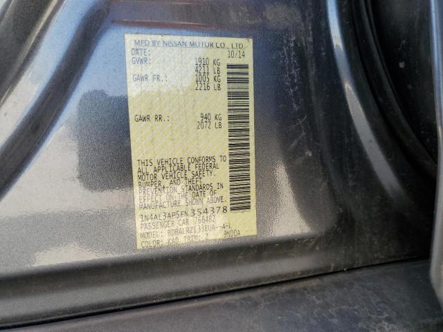 44535774 :رقم المزاد ، 1N4AL3AP5FN354378 vin ، 2015 Nissan Altima 2.5 مزاد بيع