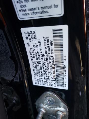 Aukcja sprzedaży 2011 Honda Cr-v Exl, vin: 5J6RE4H75BL076648, numer aukcji: 43671014