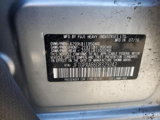 Продаж на аукціоні авто 2016 Subaru Impreza, vin: JF1GPAA66G8329242, номер лоту: 43974644