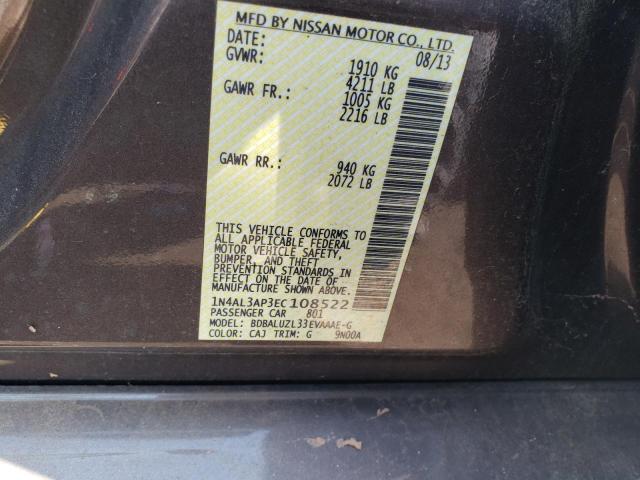 Aukcja sprzedaży 2014 Nissan Altima 2.5, vin: 1N4AL3AP3EC108522, numer aukcji: 44025164