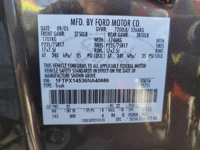 Aukcja sprzedaży 2006 Ford F150, vin: 1FTPX14536NA40686, numer aukcji: 42315454
