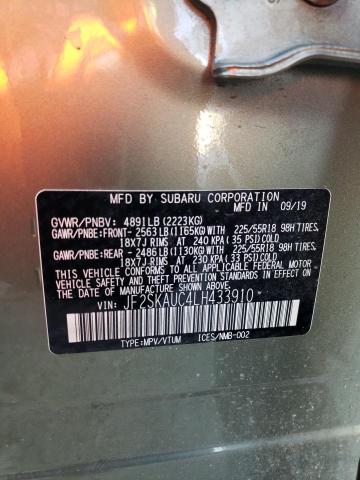 Aukcja sprzedaży 2020 Subaru Forester Limited, vin: JF2SKAUC4LH433910, numer aukcji: 43773444