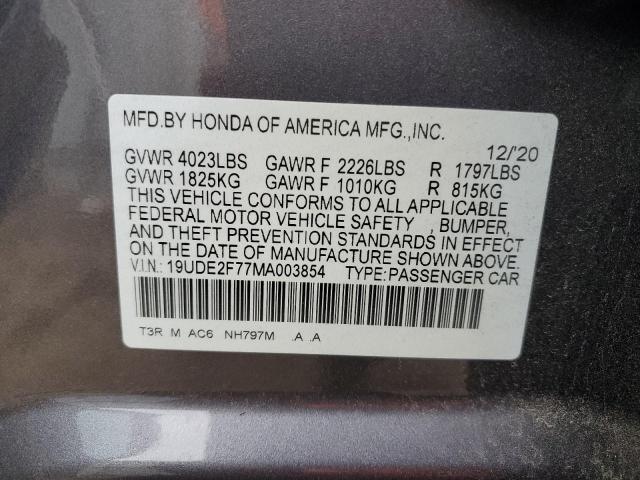 Продажа на аукционе авто 2021 Acura Ilx Premium, vin: 19UDE2F77MA003854, номер лота: 44467194