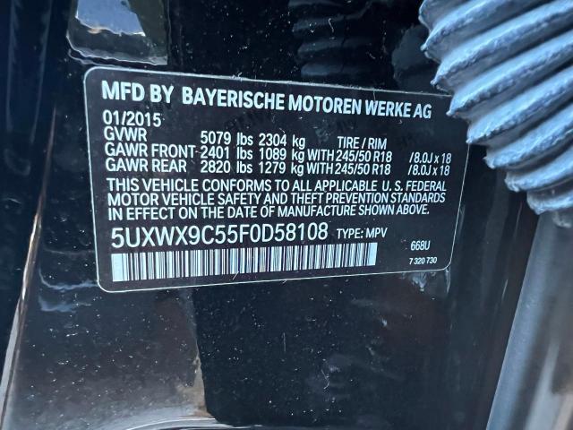 Продажа на аукционе авто 2015 Bmw X3 Xdrive28i, vin: 5UXWX9C55F0D58108, номер лота: 43451244