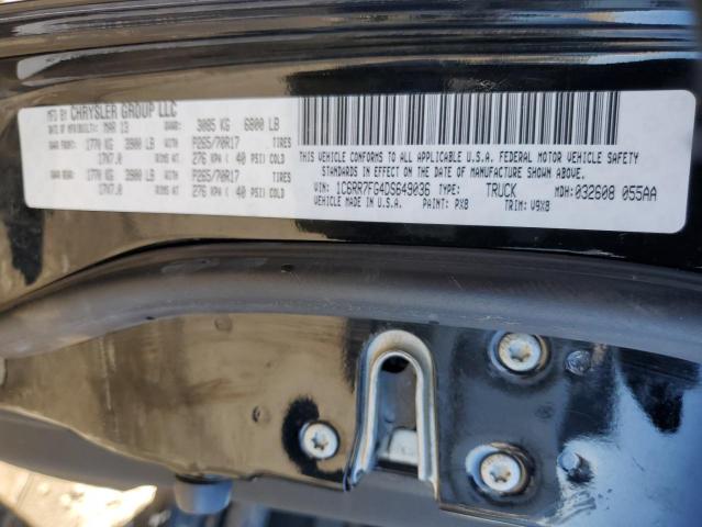 Продаж на аукціоні авто 2013 Ram 1500, vin: 1C6RR7FG4DS649036, номер лоту: 43794295
