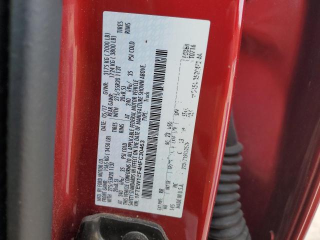 Aukcja sprzedaży 2017 Ford F150, vin: 1FTEW1EF4HFC30463, numer aukcji: 45233625