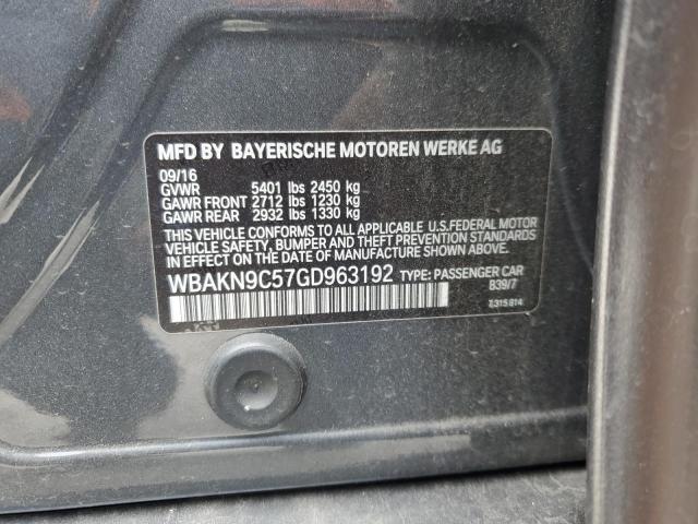 Aukcja sprzedaży 2016 Bmw 550 I, vin: WBAKN9C57GD963192, numer aukcji: 43717255