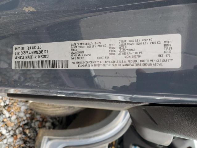 Продаж на аукціоні авто 2021 Ram Promaster 3500, vin: 3C6FRVJG9ME503121, номер лоту: 88846925