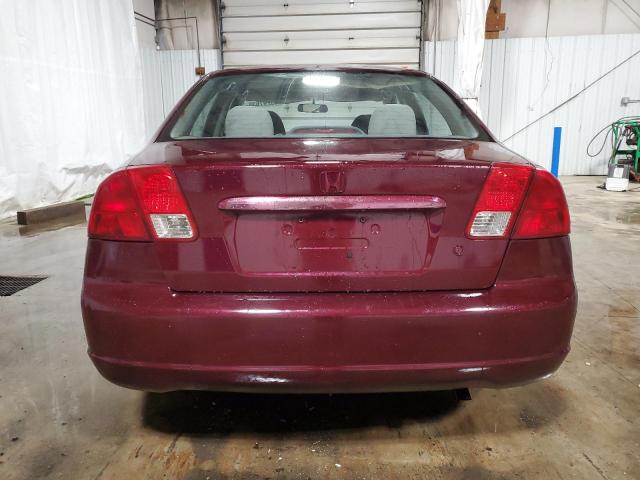 2002 Honda Civic მანქანა იყიდება აუქციონზე, vin: 2HGES16542H548978, აუქციონის ნომერი: 45297635